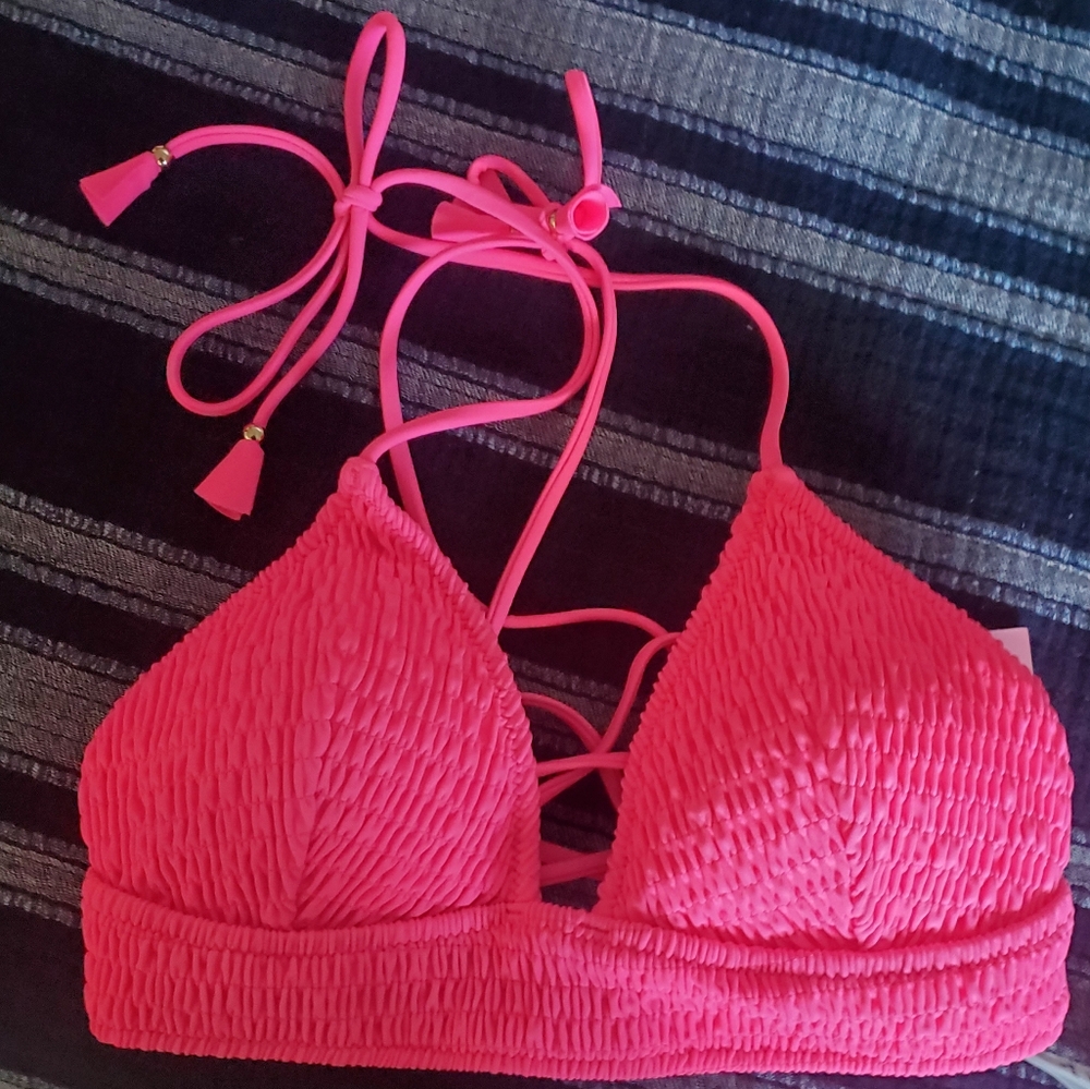 Victoria's Secret NWT Hot Pink Bikini Top